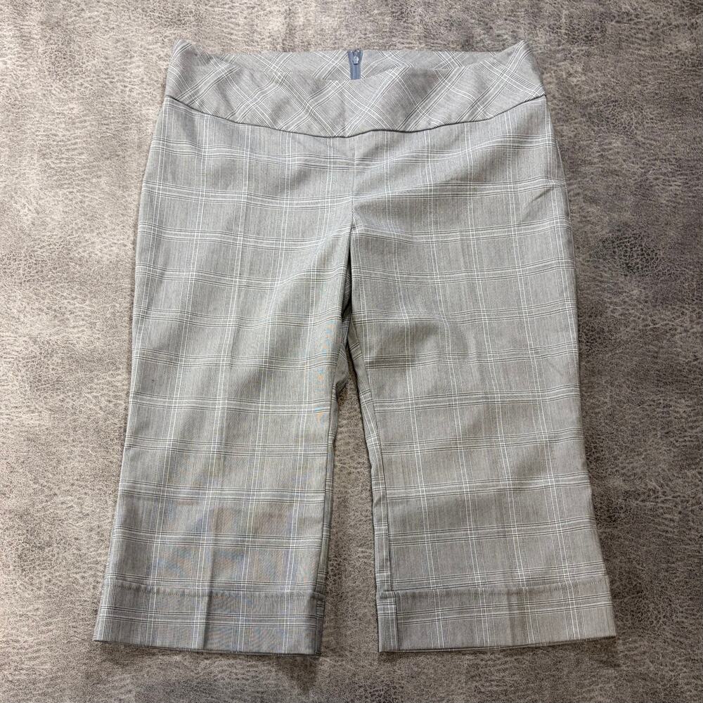Y2k Gray Plaid Bermuda Shorts
